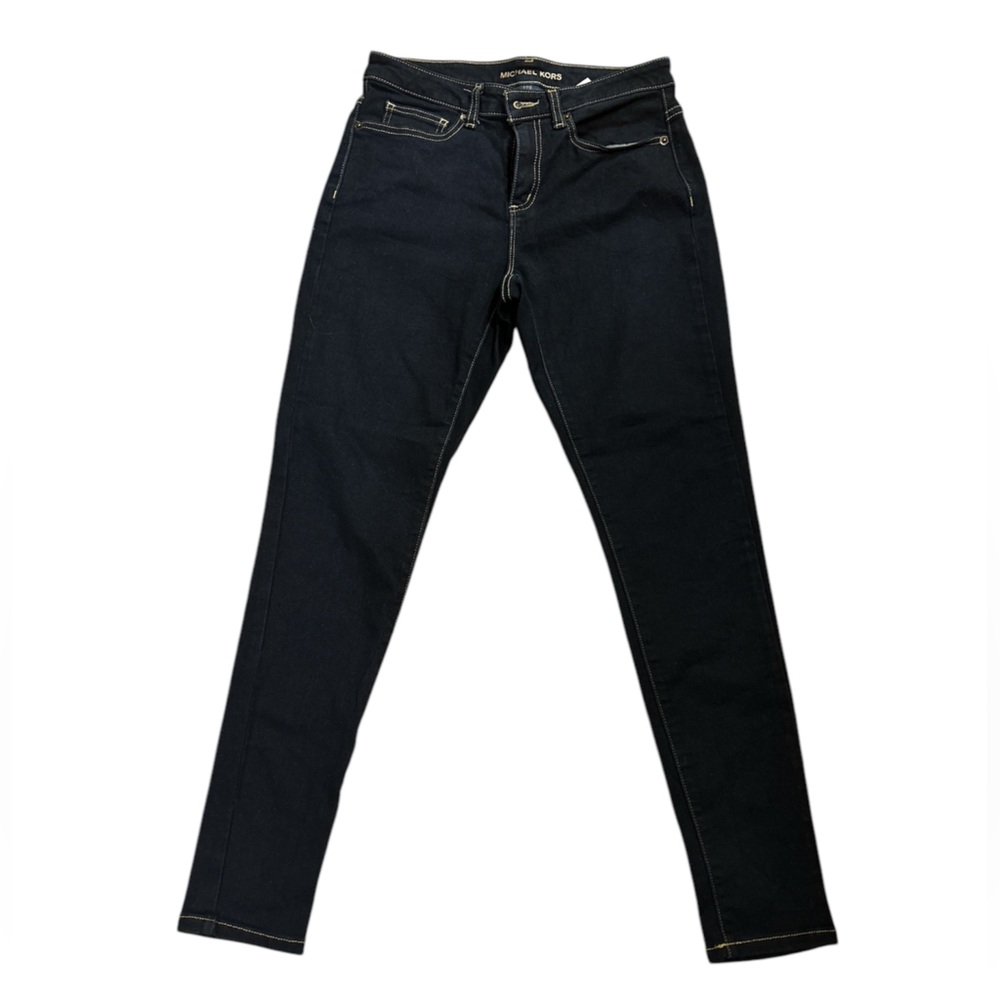 Michael Kors Izzy Soft Skinny Ankle Mid-Rise Jeans size 6